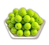Solid Lime Green 20MM Bubblegum Beads (Pack of 3)