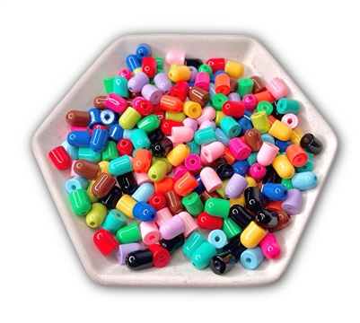 Pill Beads (Set of 8 halves/ 4 Complete pills)