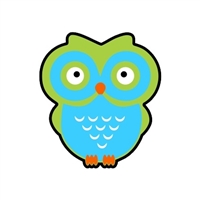 Badge Reel Owl NO HOLE