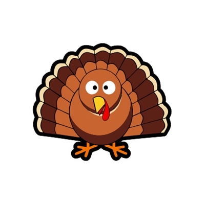 Badge Reel Turkey NO HOLE