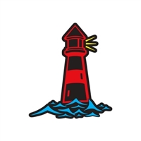 Badge Reel Lighthouse NO HOLE