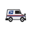 Badge Reel USPS Mail Truck NO HOLE