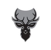 Badge Reel Deer Head NO HOLE