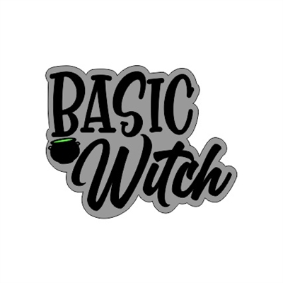 Badge Reel Basic Witch/Bitch NO HOLE