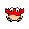 Badge Reel Crab NO HOLE
