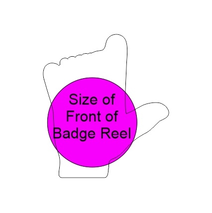 Badge Reel I Love You ASL NO HOLE