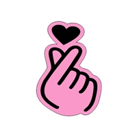 Badge Reel Korean Love Emoji NO HOLE