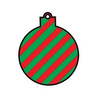 Christmas Ball Ornament 3"