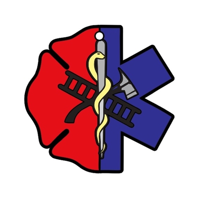 Fire & EMS Cross 3"