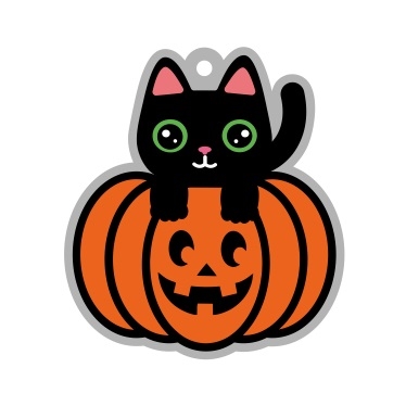 Cat in Pumpkin 3"