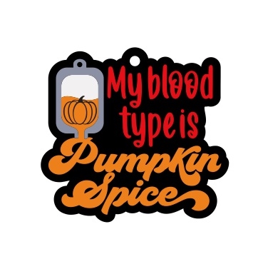 Blood Type Pumpkin Spice 2.75"