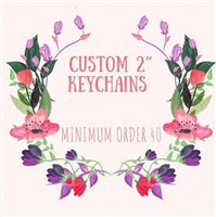 Custom 2" Keychain With Vinyl Cut File