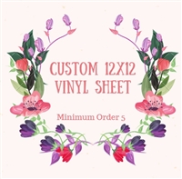 Custom 12" Vinyl Sheet