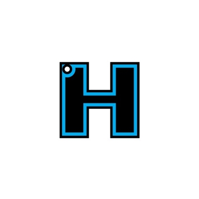 Letter H Bold 2.1"