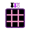 Easter Bunny Tic Tac Toe Board with Pieces