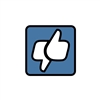 Add-On Social Media Logo Clapper