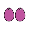 Egg Dangle Earrings (Pair) 1.2"