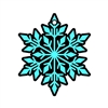 Snowflake Ornament 4.5"