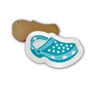 2" Rubber Shoe Teal