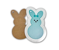 2" Bunny Front Blue