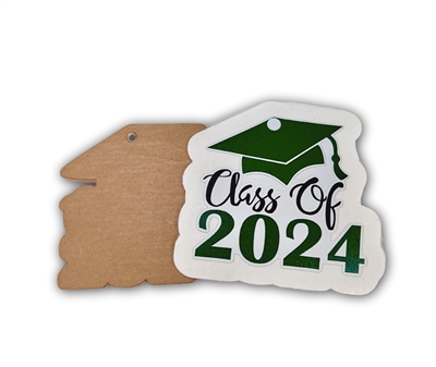 2" Class of 2024 - Green