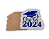 2" Class of 2024 - Blue