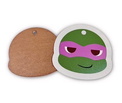 2" Turtle Face - Purple (Donatello)