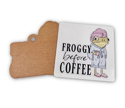2" Froggy Before Coffee