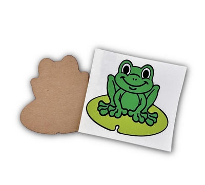 Badge Reel Frog in a Pond (NO HOLE)