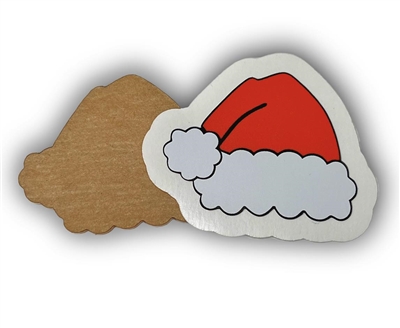 Badge Reel Santa Hat (NO HOLE)