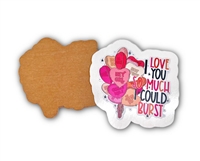 Badge Reel Love Balloons (NO HOLE)