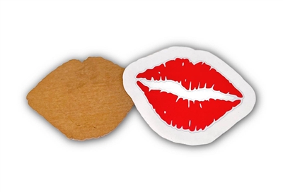 Badge Reel Red Lips (NO HOLE)