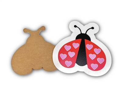 Badge Reel Ladybug (NO HOLE)
