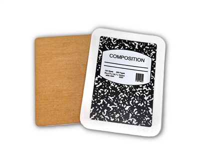 Badge Reel Composition Book (NO HOLE)
