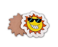 Badge Reel Sun (NO HOLE)