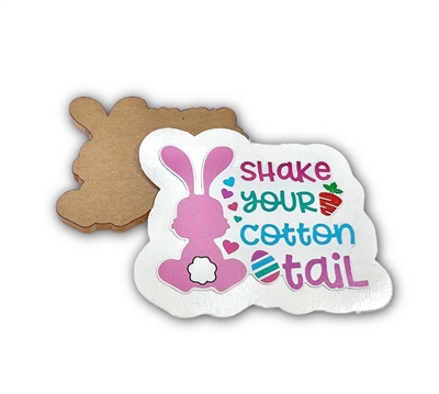 Badge Reel Shake Your Cotton Tail (NO HOLE)