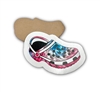 Badge Reel Rubber Shoe USA (NO HOLE)