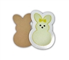 Badge Reel Bunny Front Yellow (NO HOLE)