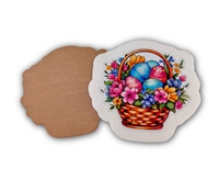 Badge Reel Easter Basket  (NO HOLE)