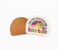 Badge Reel King Cake  (NO HOLE)