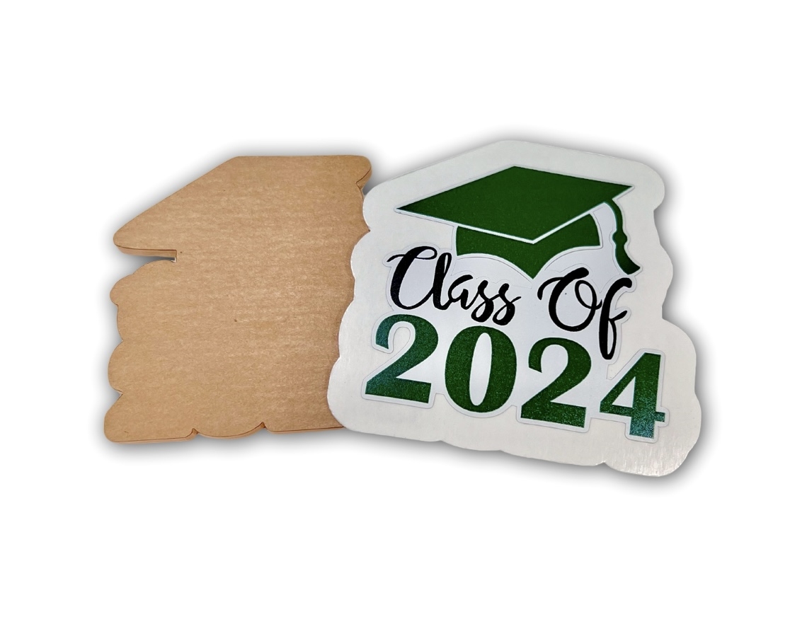 Badge Reel Class of 2024 - Green (NO HOLE)