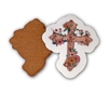 Badge Reel Wooden Cross (NO HOLE)