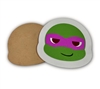 Badge Reel Turtle Face - Purple (Donatello)  (NO HOLE)