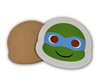 Badge Reel Turtle Face - Blue (Leonardo)  (NO HOLE)