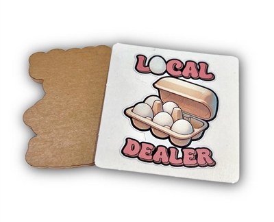 Badge Reel Local Egg Dealer (NO HOLE)
