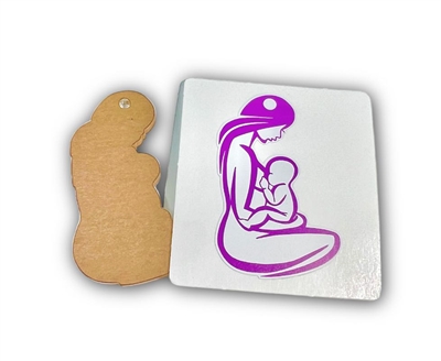 Badge Reel Breastfeeding Mom  (NO HOLE)