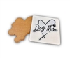 Badge Reel Dog Mom with Heart (NO HOLE)