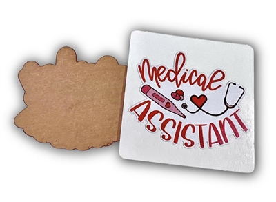 Badge Reel Medical Assistant  (NO HOLE)