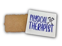 Badge Reel Physical Therapist  (NO HOLE)
