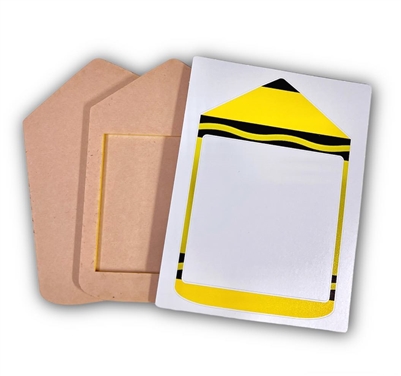 Crayon Notepad (YELLOW)